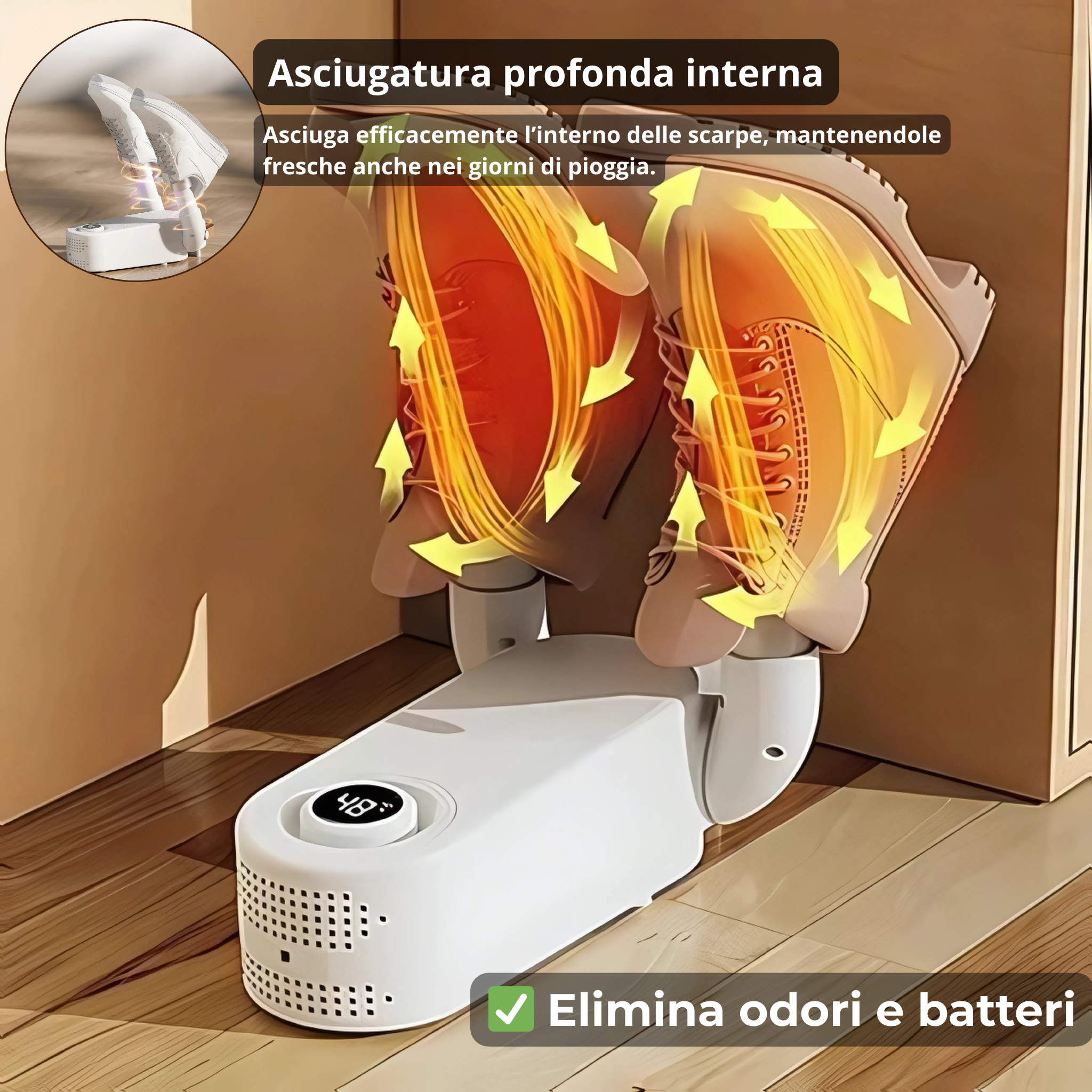 DryShoe™ – Scarpe bagnate e puzzolenti? Mai più.